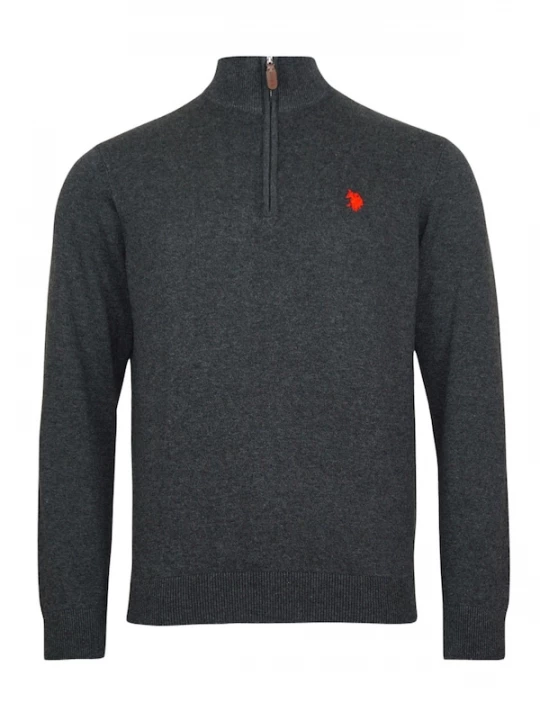 Foto van product U.S. POLO ASSN. Trui antraciet / rood