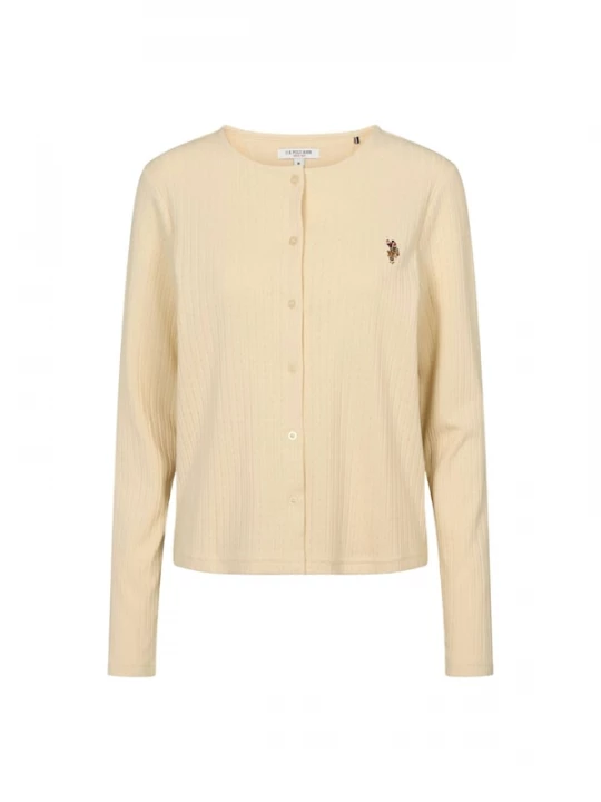 Foto van product U.S. POLO ASSN. Trui 'UMArchibald' pasteelgeel