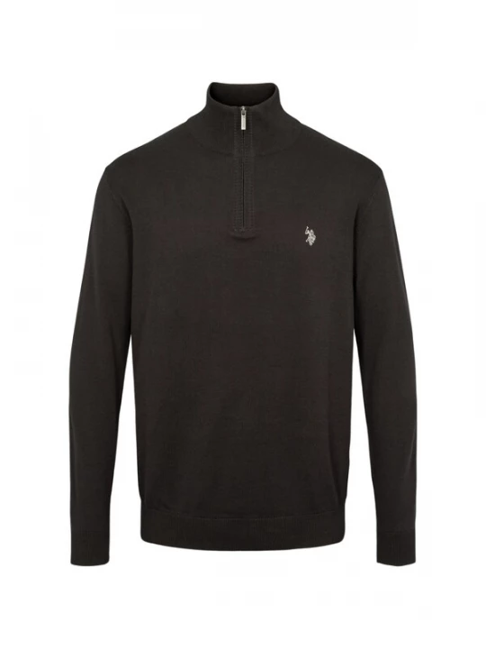 Foto van product U.S. POLO ASSN. Trui 'UMBRISON' lichtgrijs / zwart