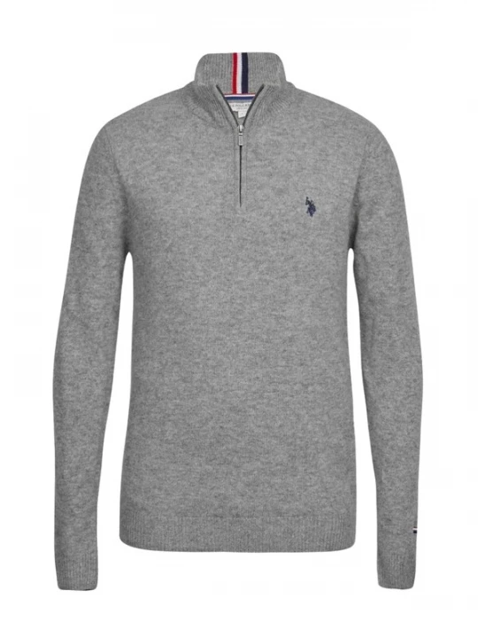 Foto van product U.S. POLO ASSN. Trui 'UMKevin' grijs gemêleerd