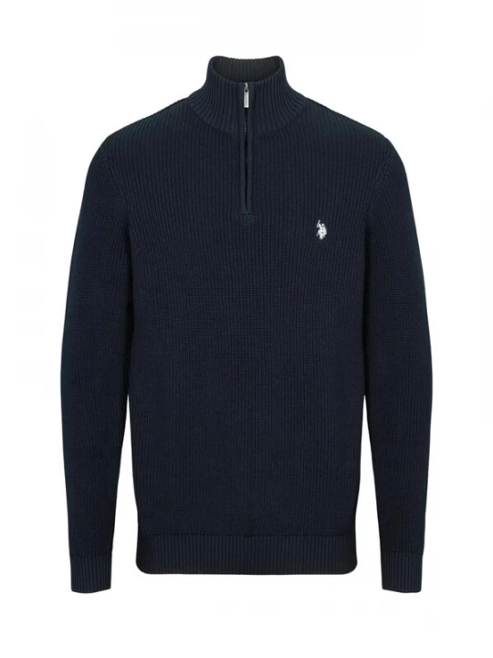 Foto van product U.S. POLO ASSN. Trui 'UMRafael' saffier / wit