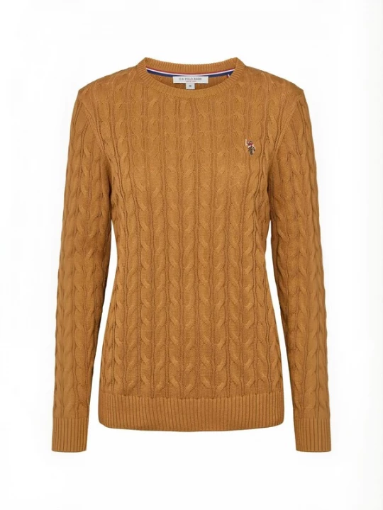 Foto van product U.S. POLO ASSN. Trui ' UWMadeline ' bruin