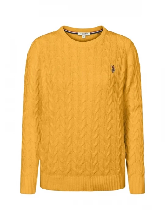 Foto van product U.S. POLO ASSN. Trui 'UWMadeline' goud
