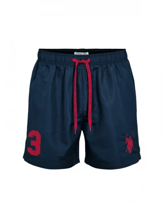 Foto van product U.S. POLO ASSN. Zwemshorts 'UMALEXANDER' saffier / wijnrood