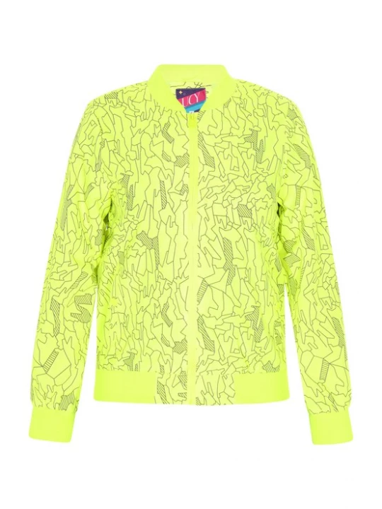 Foto van product UCY Tussenjas neongeel / grijs