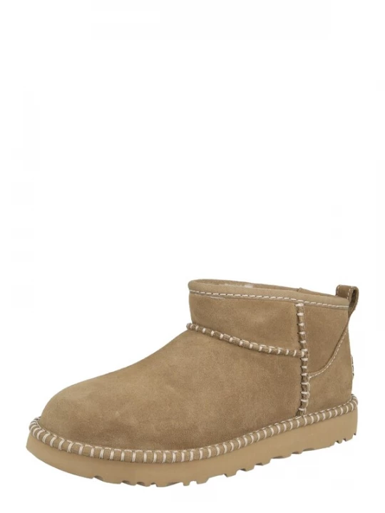 Foto van product UGG Boots 'Classic Ultra Mini Botanic' lichtbruin