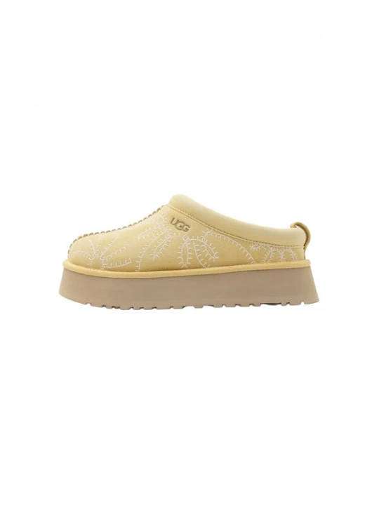 Foto van product UGG Muiltjes 'Tazz Botanic' geel / wit