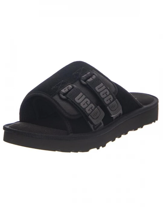 Foto van product UGG Sandalen 'Goldencoast Strap Slide Black' zwart