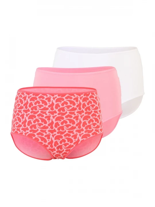 Foto van product Ulla Popken Broekje rosa / rood / wit