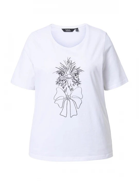 Foto van product Ulla Popken Shirt zwart / wit