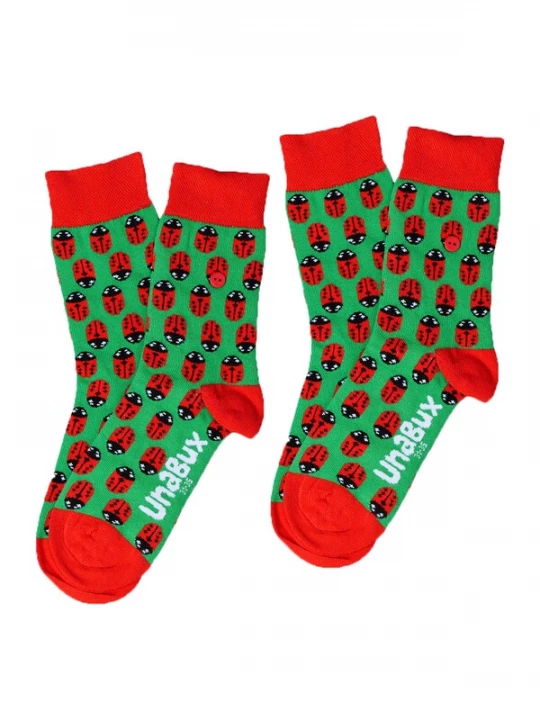 Foto van product UNABUX Sokken groen / rood / zwart / wit