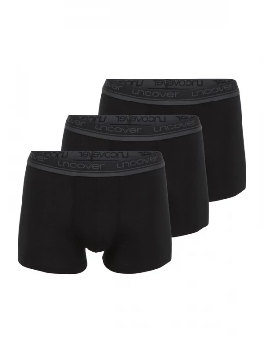 Foto van product uncover by SCHIESSER Boxershorts basaltgrijs / zwart