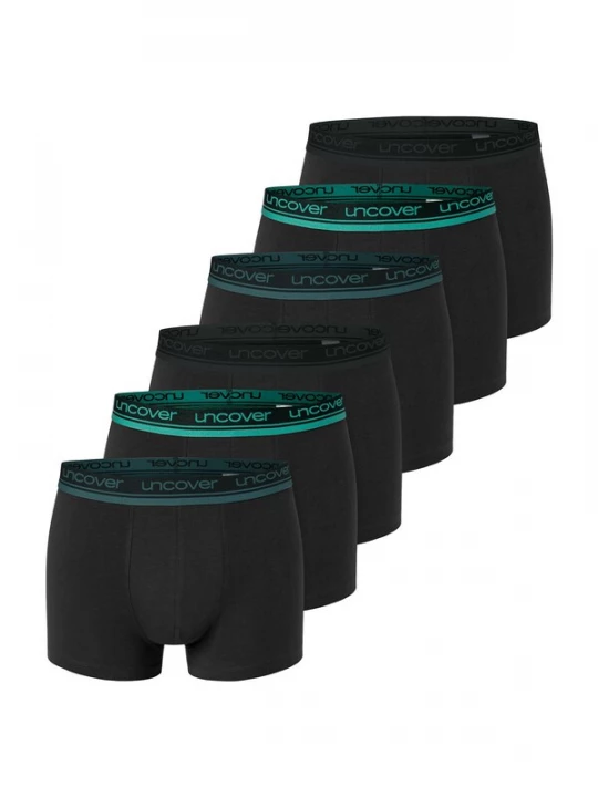Foto van product uncover by SCHIESSER Boxershorts ' Cotton Series ' zwart