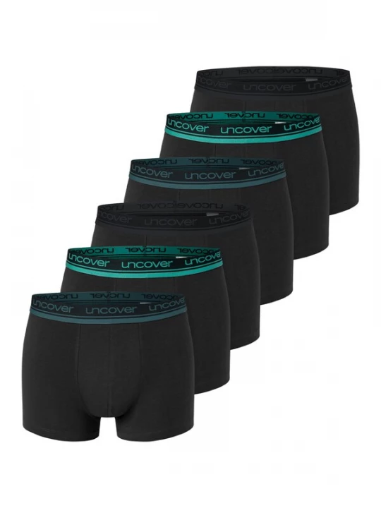 Foto van product uncover by SCHIESSER Boxershorts 'Cotton' zwart