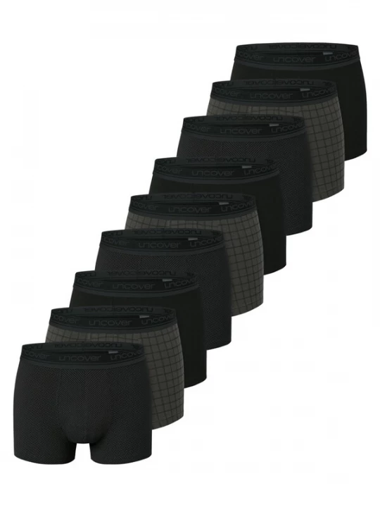 Foto van product uncover by SCHIESSER Boxershorts 'Cotton' zwart