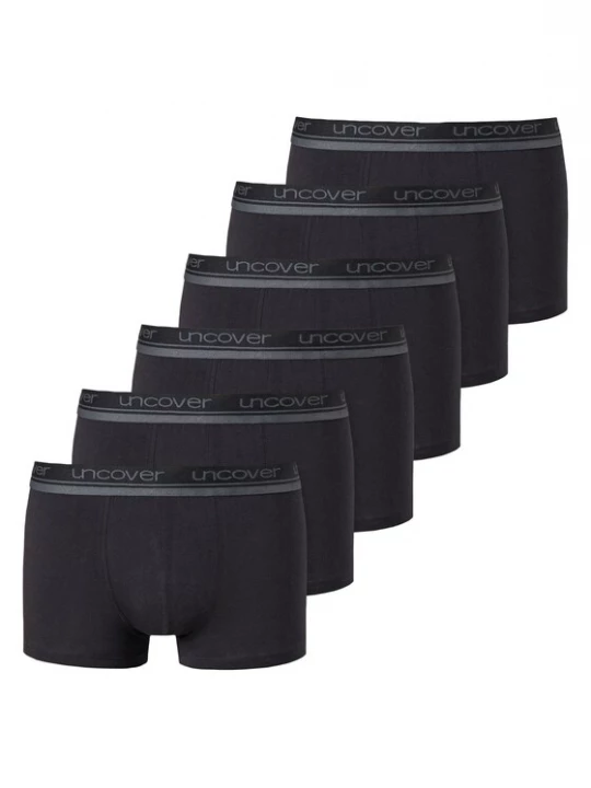 Foto van product uncover by SCHIESSER Boxershorts grijs / zwart