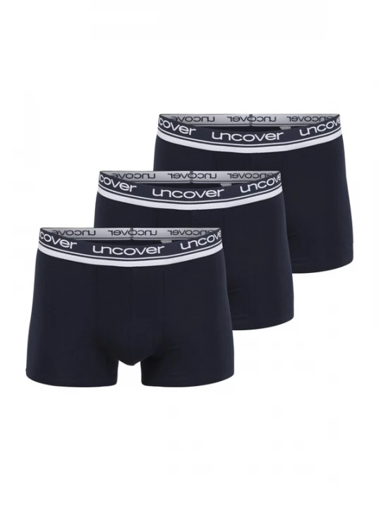 Foto van product uncover by SCHIESSER Boxershorts nachtblauw / wit