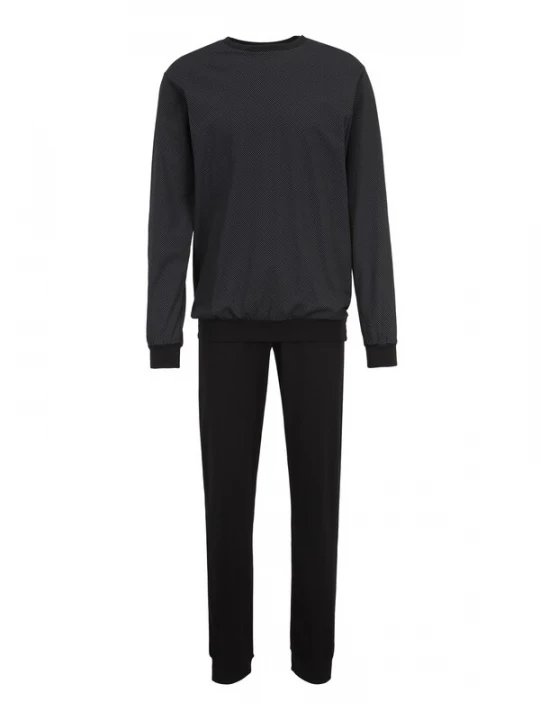 Foto van product uncover by SCHIESSER Pyjama lang ' Nightwear Serie ' zwart