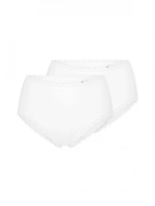 Foto van product uncover by SCHIESSER Slip ' Cotton Lace ' wit
