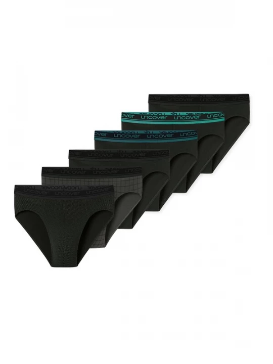 Foto van product uncover by SCHIESSER Slip ' Cotton Series ' zwart