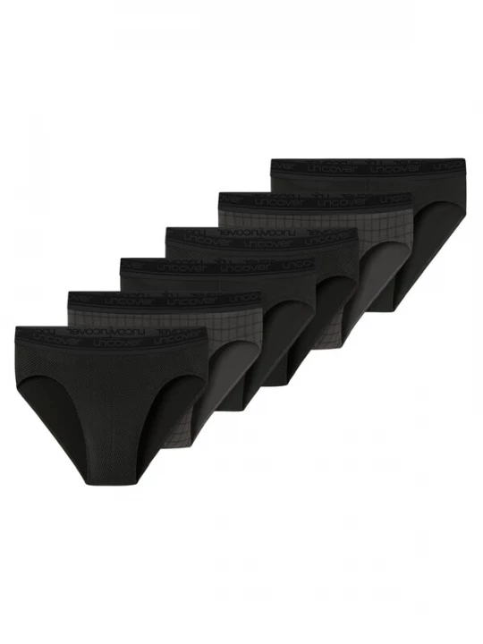 Foto van product uncover by SCHIESSER Slip 'Cotton' zwart
