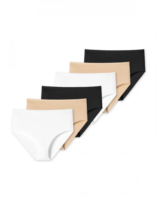 Foto van product uncover by SCHIESSER Slip ' Uncover ' beige / zwart / wit