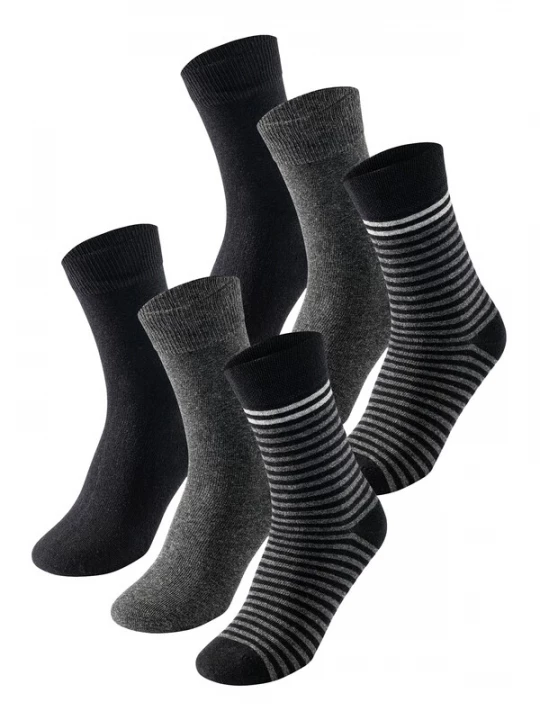 Foto van product uncover by SCHIESSER Sokken lichtgrijs / grijs gemêleerd / zwart / offwhite