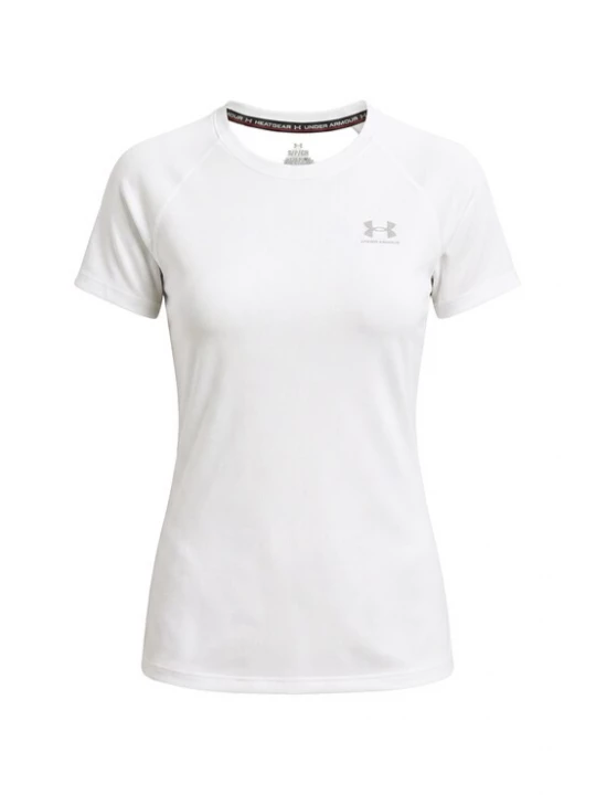 Foto van product UNDER ARMOUR Functioneel shirt 'Authentics Comp' lichtgrijs / wit