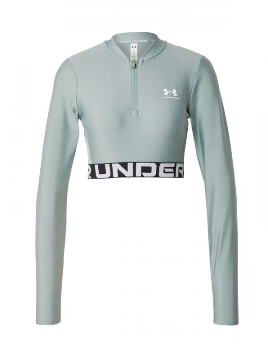 Foto van product UNDER ARMOUR Functioneel shirt 'HeatGear' lichtgroen / zwart / wit