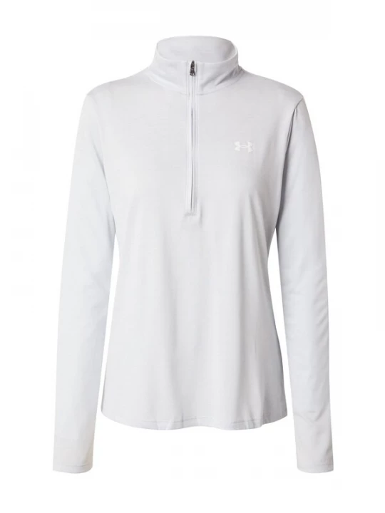 Foto van product UNDER ARMOUR Functioneel shirt 'Twist' lichtgrijs / wit