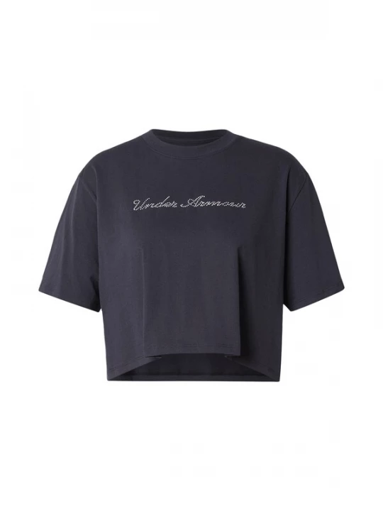 Foto van product UNDER ARMOUR Functioneel shirt 'Wordmark' zwart / wit