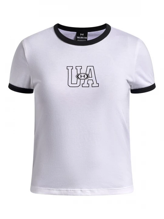 Foto van product UNDER ARMOUR Shirt 'G Ringer' zwart / wit