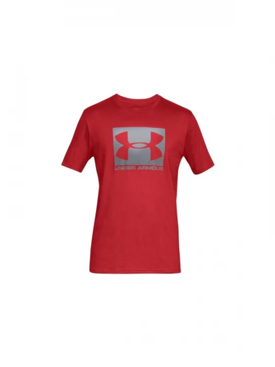 Foto van product UNDER ARMOUR Shirt 'Under Armour Boxed Sportstyle SS Tee' rood
