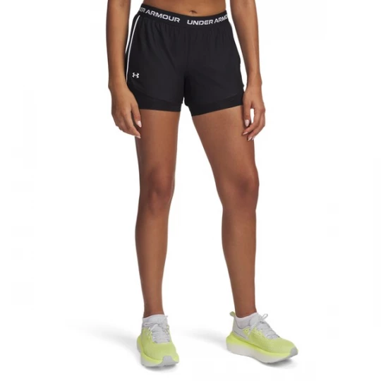 Foto van product UNDER ARMOUR Sportbroek 'Play Up' zwart / wit