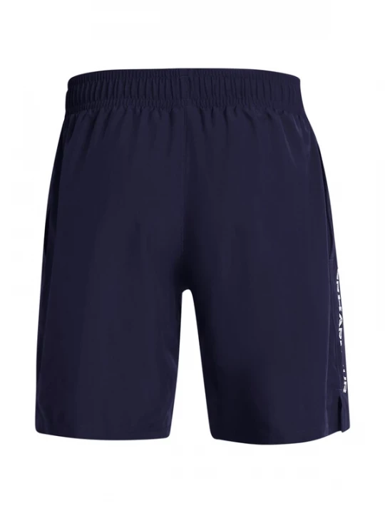 Foto van product UNDER ARMOUR Sportbroek 'Wordmark' navy / wit