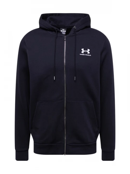 Foto van product UNDER ARMOUR Sportsweatvest 'Essential' zwart / wit