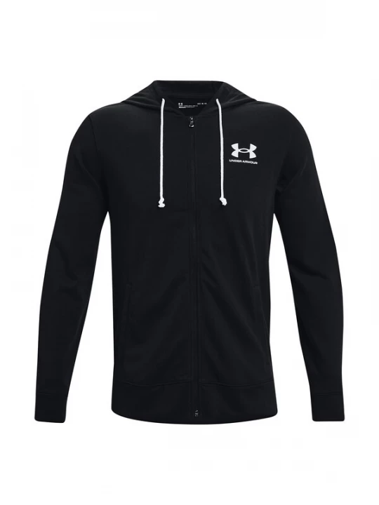 Foto van product UNDER ARMOUR Sportsweatvest 'Rival' zwart / wit