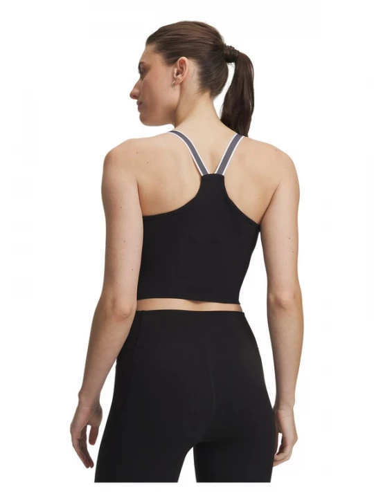 Foto van product UNDER ARMOUR Sporttop 'Motion' basaltgrijs / zwart / wit