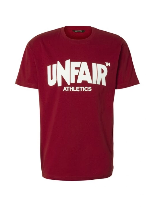 Foto van product Unfair Athletics Shirt 'Classic' donkerrood / wit