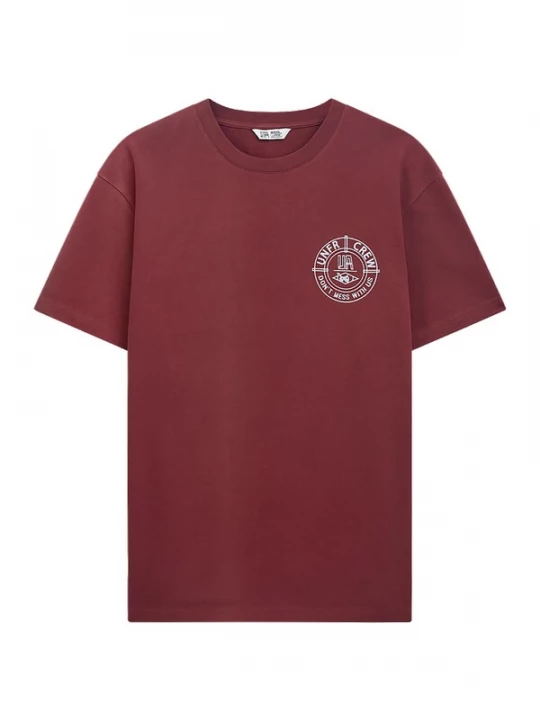 Foto van product Unfair Athletics Shirt 'DMWU BP' bourgogne