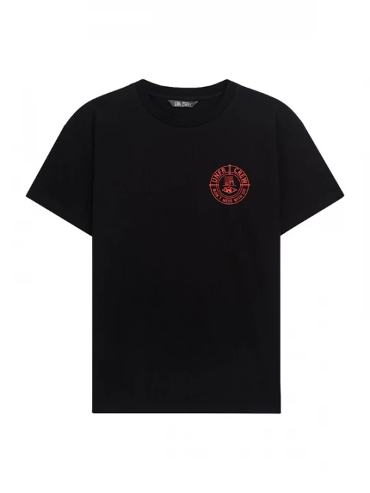 Foto van product Unfair Athletics Shirt 'DMWU' rood / zwart