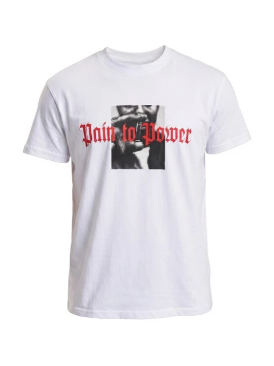 Foto van product Unfair Athletics Shirt 'Pain To Power' rood / zwart / wit