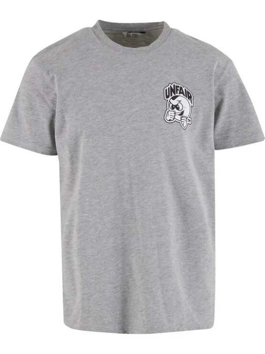 Foto van product Unfair Athletics Shirt 'Punchingball' grijs gemêleerd / zwart / wit