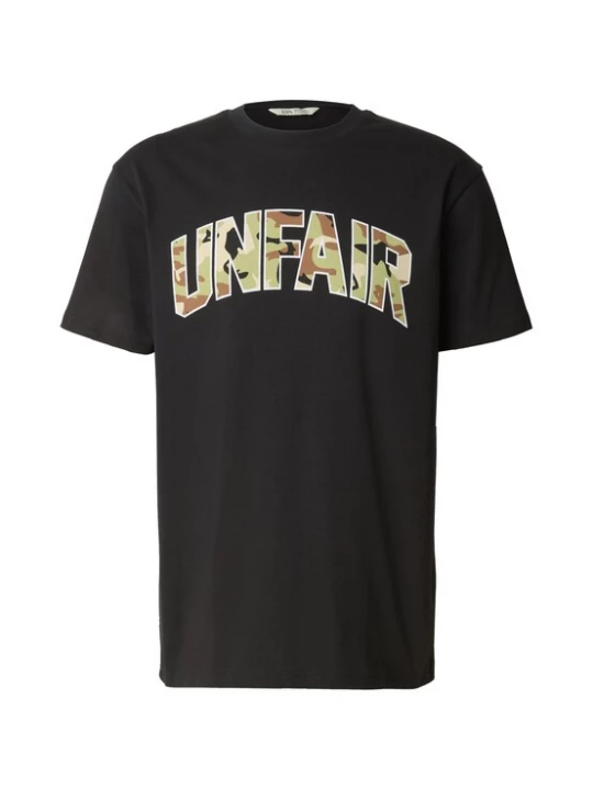 Foto van product Unfair Athletics Shirt 'Woodland' crème / lichtbruin / appel / zwart