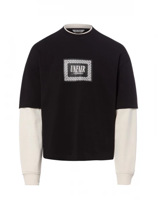 Foto van product Unfair Athletics Sweatshirt 'Retrograde' beige / zwart