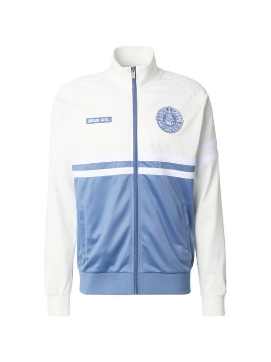 Foto van product Unfair Athletics Trainingsjack 'Tracktop' lichtblauw / wit