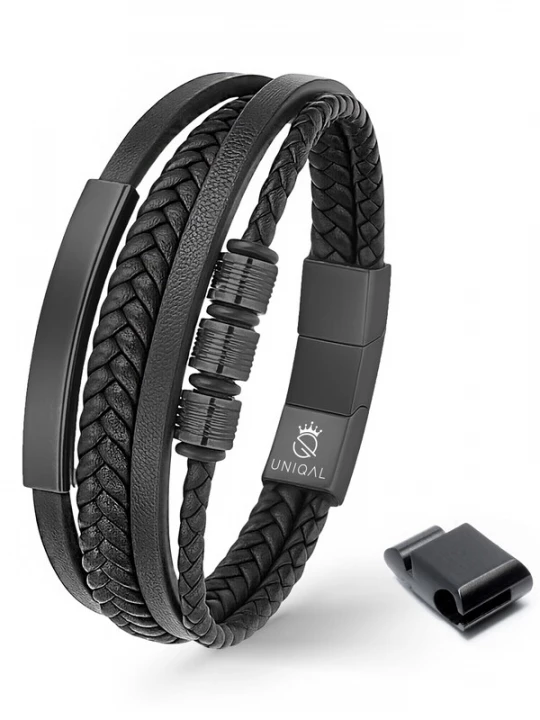 Foto van product UNIQAL Armband 'BRACELET SHAPE' zwart