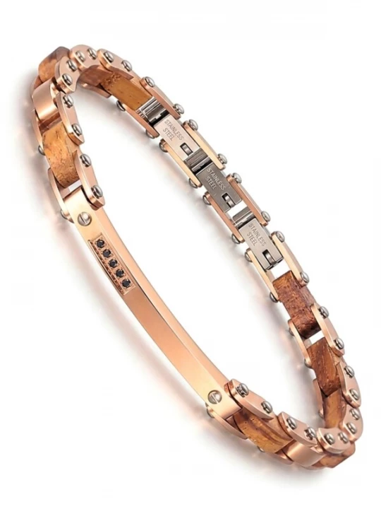 Foto van product UNIQAL Armband 'CALDO' rose-goud