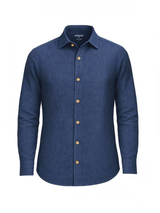 Foto van product UNIQVIBE Overhemd navy