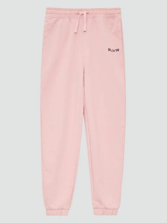 Foto van product Uniseks joggingbroek van sweatstof met printdetail s.Oliver roze
